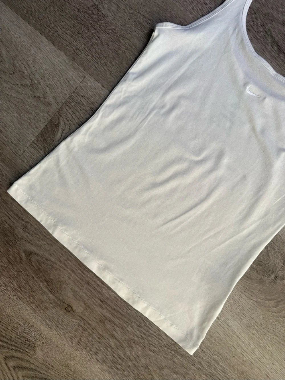 NWT Nike Embroidered Logo Women's Cami Tank Top - White - Size Small